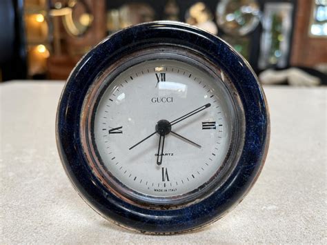 gucci desk clock 99|Gucci Vintage Desk Table Clock Genuine Rare .